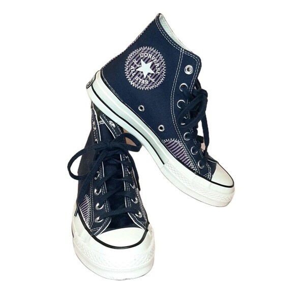 Converse Shoes - CONVERSE NAUTICAL PREP Obsidian Women Size 7 Chuck Taylor High Top Sneakers